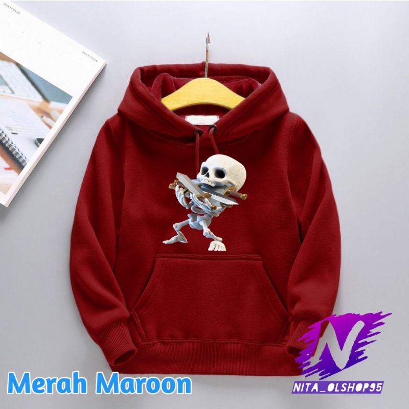sweater hoodie coc tengkorak