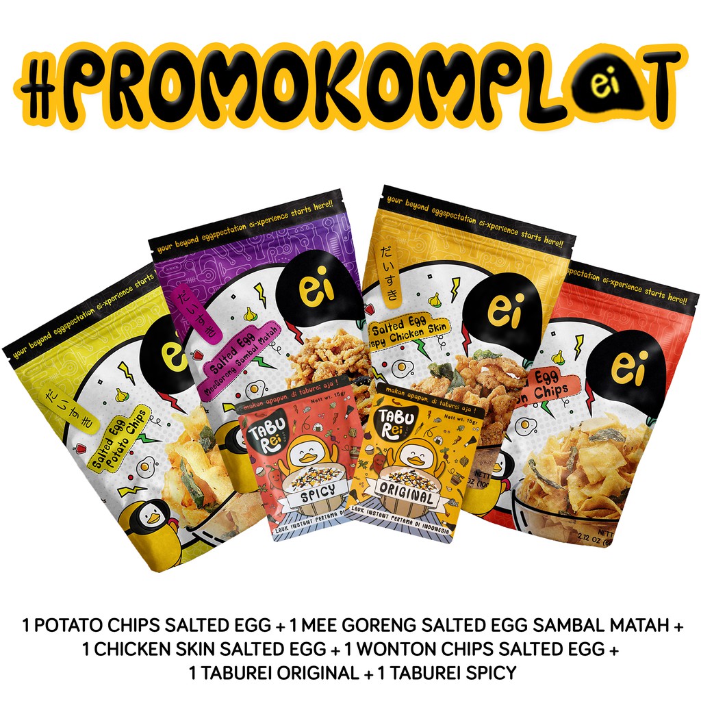 Jual Ei Salted Egg Snacks Paket Komplit Shopee Indonesia