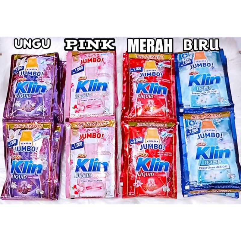Soklin Liquid Renceng Jumbo