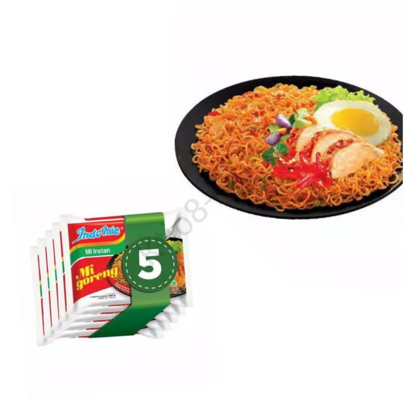 

Indofood - Indomie Goreng 5pcs/bumbu spesial dan taburan bawang goreng