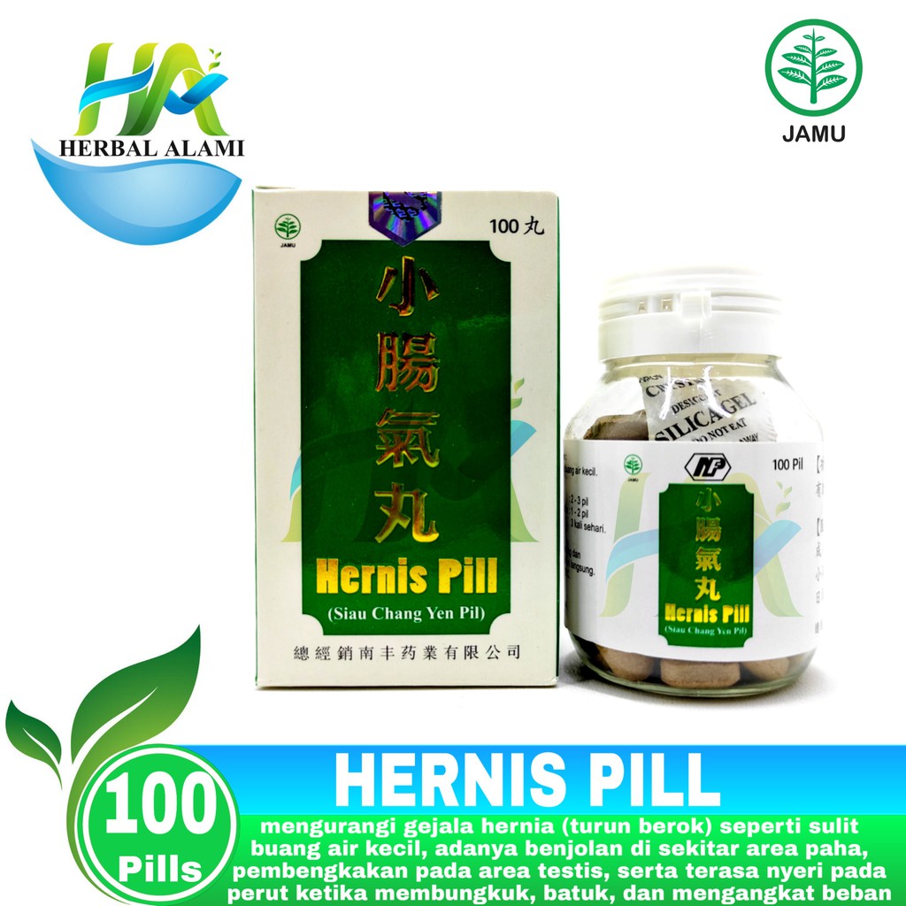 Hernis Pill - Obat Hernia &amp; Radang Buah Pelir