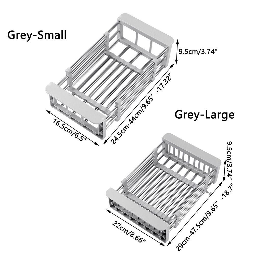 Rak Keranjang Pengering Sayuran / Buah Portable Bahan Stainless Steel