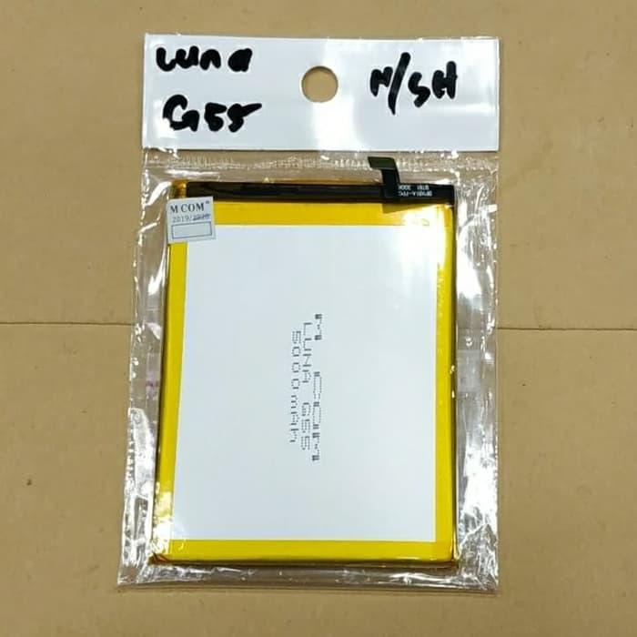 Baterai LUNA G55 double power battery battle LUNA G 55 mantul
