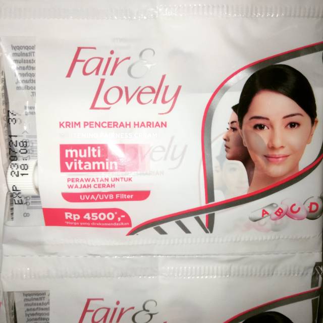 Fair &amp; Lovely cream krim pencerah multi vitamin sachet