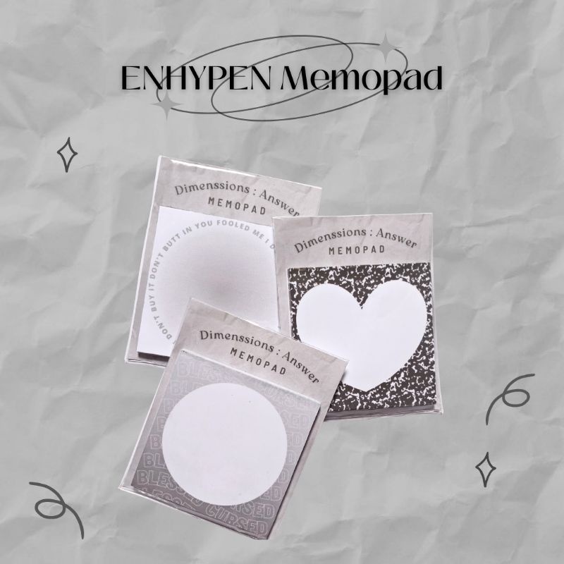 

Dimension : Answer ENHYPEN Memopad [Special Edition]