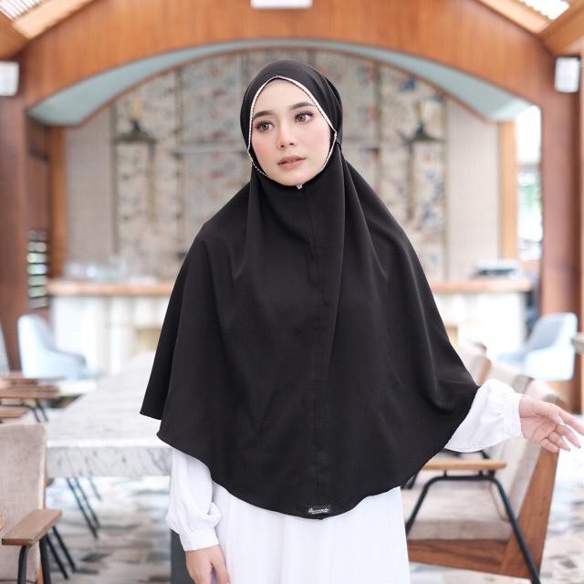 KERUDUNG MARYAM RENDA XL/JILBAB JUMBO/HIJIAB RENDA JUMBO/BERGO RENDA/HIJAB INSTAN HIGHT QUALITY