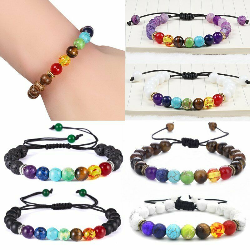 Gelang Manik-Manik Batu Alam Untuk Terapi Yoga