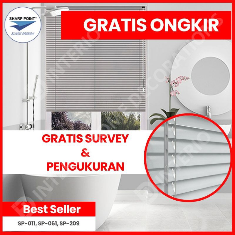 Venetian Blinds 25 mm Horizontal Blind Alumunium Tirai Venetian Blinds 25 mm Horizontal Blind Alumunium Tirai