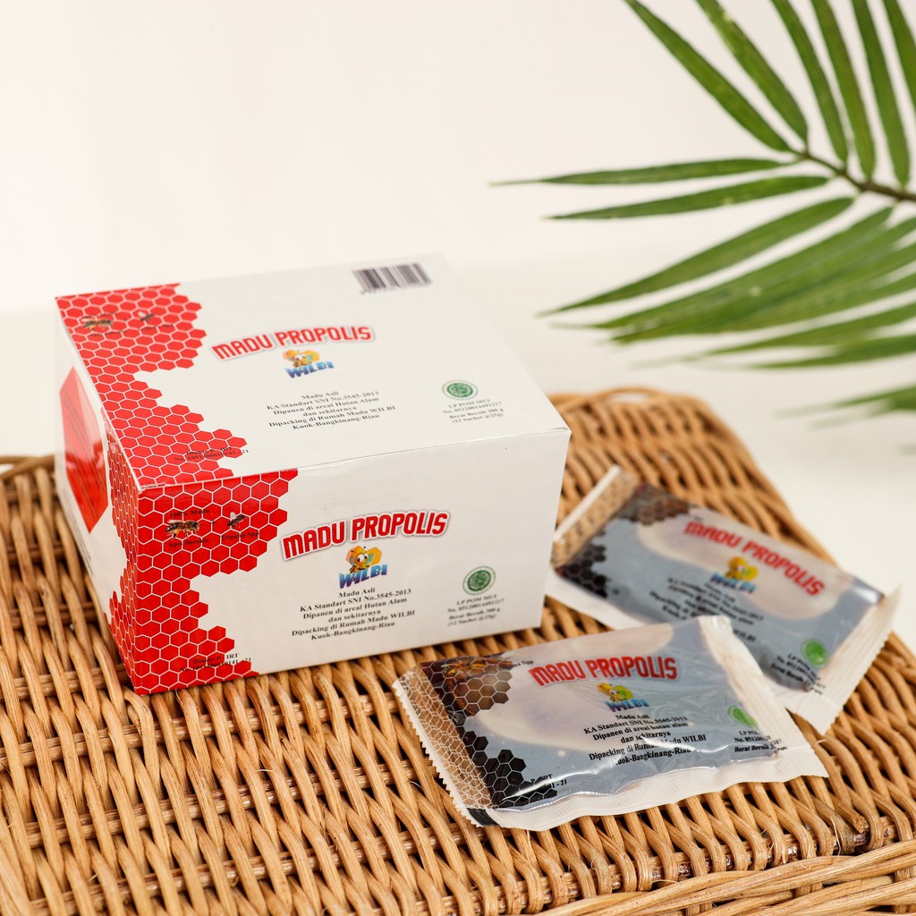 

Madu Propolis Sachet (isi 12 sachet)