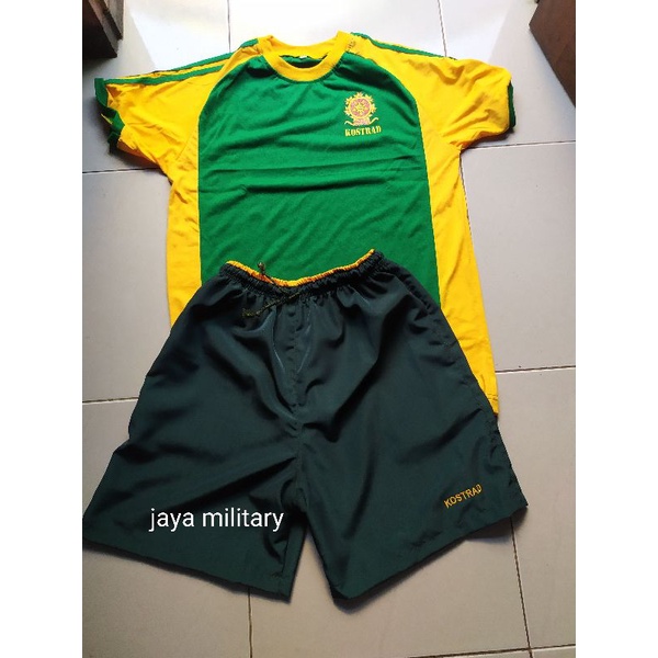 Kaos Aerobik TNI Kostrad Kaos Olahraga TNI Kostrad Baju Olahraga TNI Kostrad