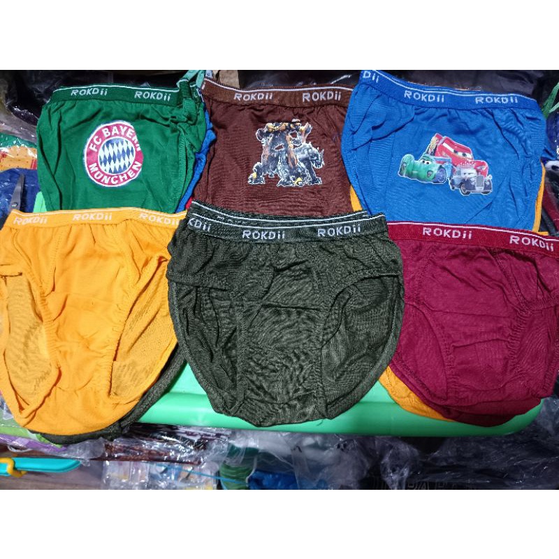 (3 PCS) CELANA DALAM ANAK LAKI-LAKI/ CELANA DALAM ANAK KARET BOXER