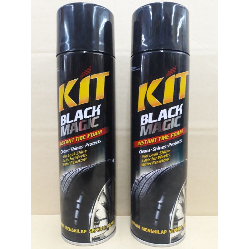 KIT BLACK MAGIC / SEMIR BAN MOBIL DAN MOTOR / SEMIR BAN SPRAY / 1kaleng 500ml