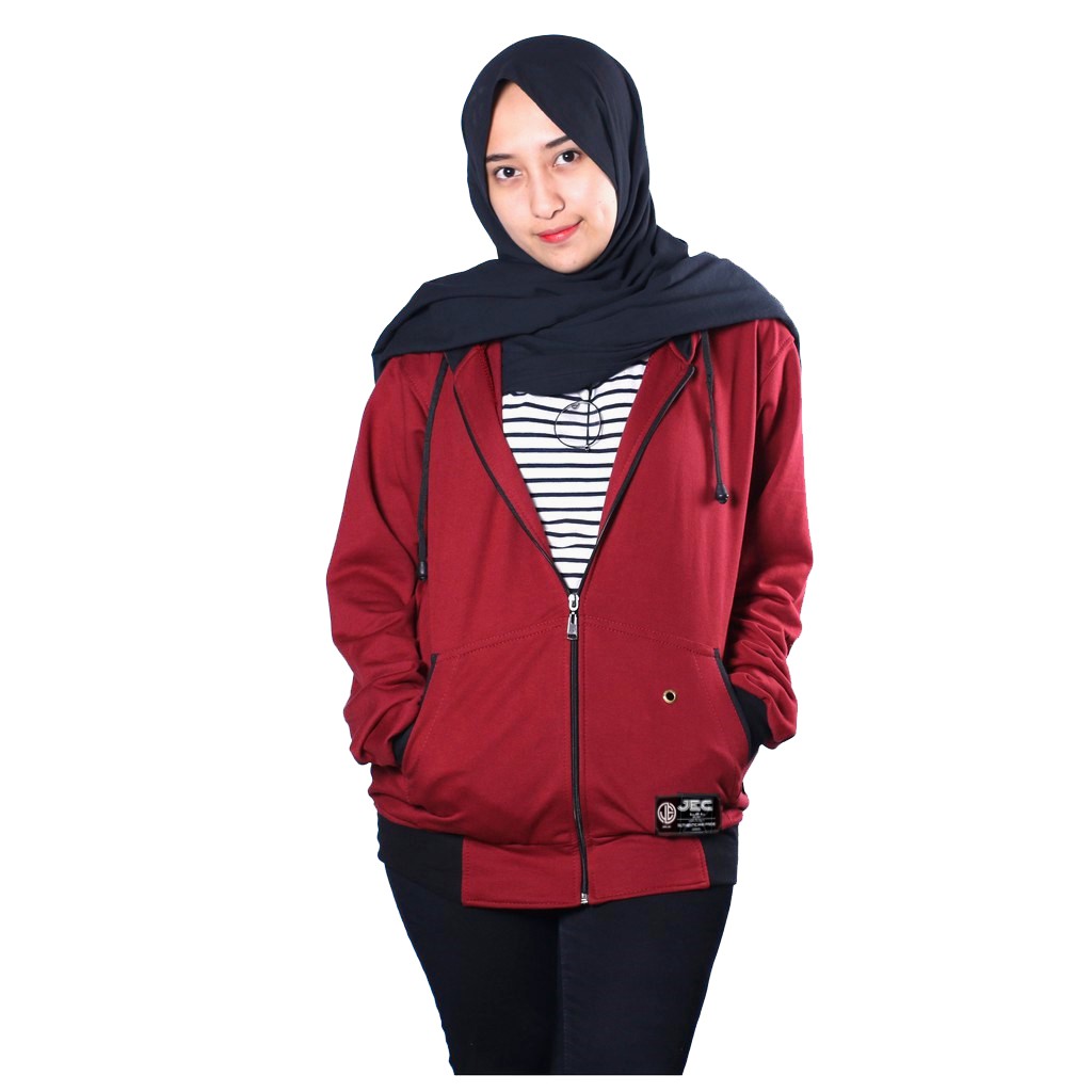 JEC Jaket Hoodie Zipper Polos Rib Roundhand Full Premium Distro | Switer | Sweater | Fleece | Hodie