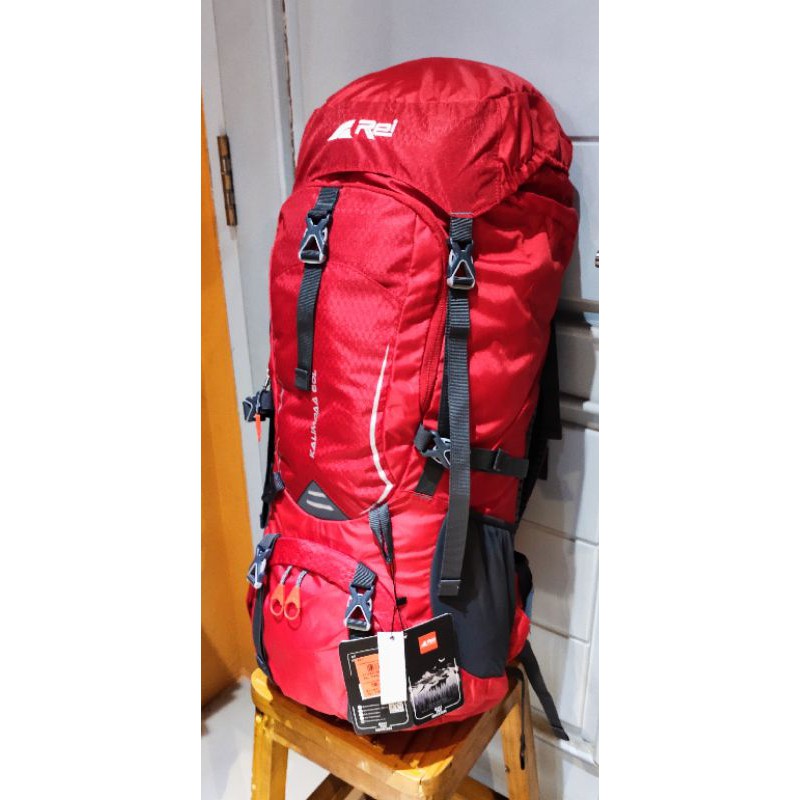 Tas Carrier Rei Kalimpaa 60L Merah Original