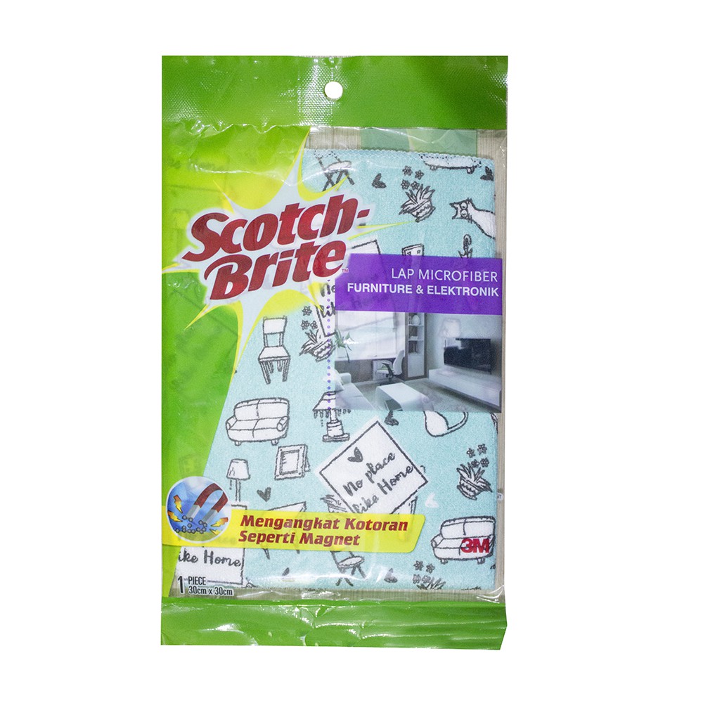 Ktmstore Scotch Brite Kain Lap Microfiber 3M Elektronik dan Furniture ID-801B