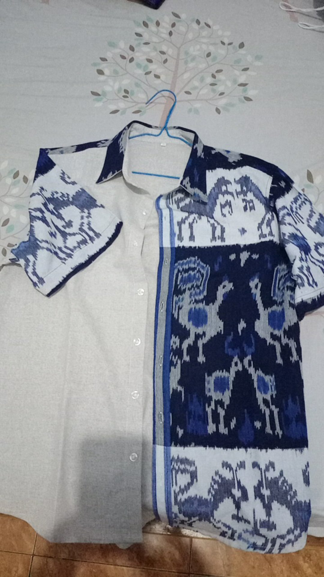 Kemeja Tenun 63 Navy