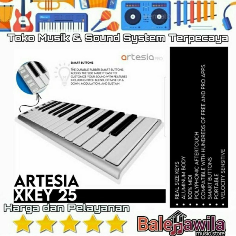 Midi Controller Artesia Pro Artesia XKey25 X Key25 XKEY 25 ORIGINAL