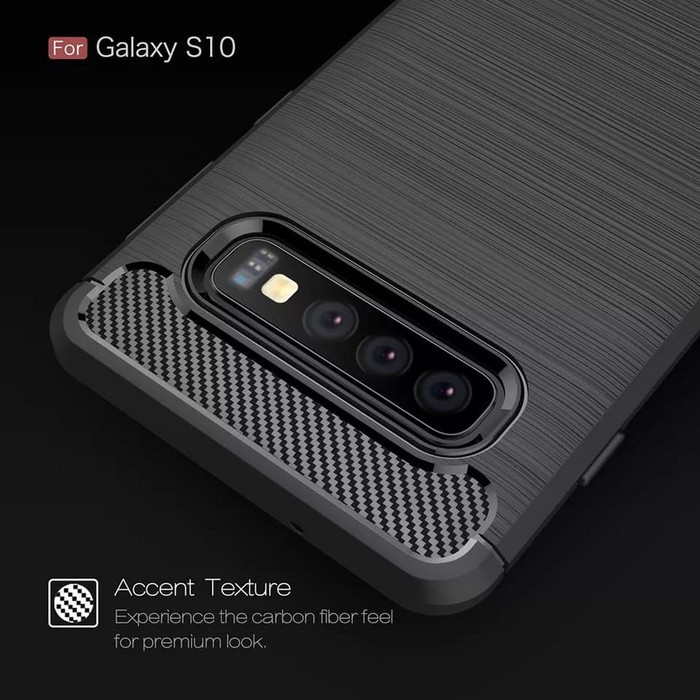 SAMSUNG S8/S8+/S7 EDGE/S7 FLAT/S6 EDGE/S6 EDGE PLUS/S6 FLAT CASE SOFTCASE IPAKY BLACK CARBON SOFT KARBON CASING COVER S8 PLUS
