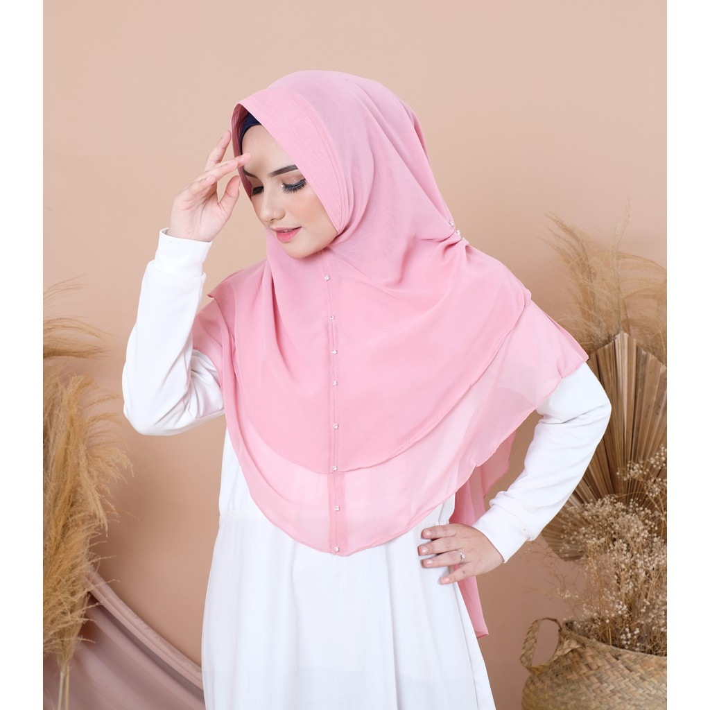 KHIMAR SYARI ADEEVA / JILBAB KHIMAR 2 LAYER / HIJAB KHIMAR 2 LAYER / KERUDUNG INSTAN KHIMAR SYARI TERBARU LANGSUNG PAKAI