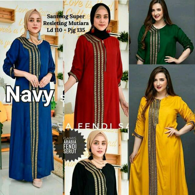 DASTER ARAB DLUSIA FENDI SADIN DASTER ARAB LENGAN SERUT