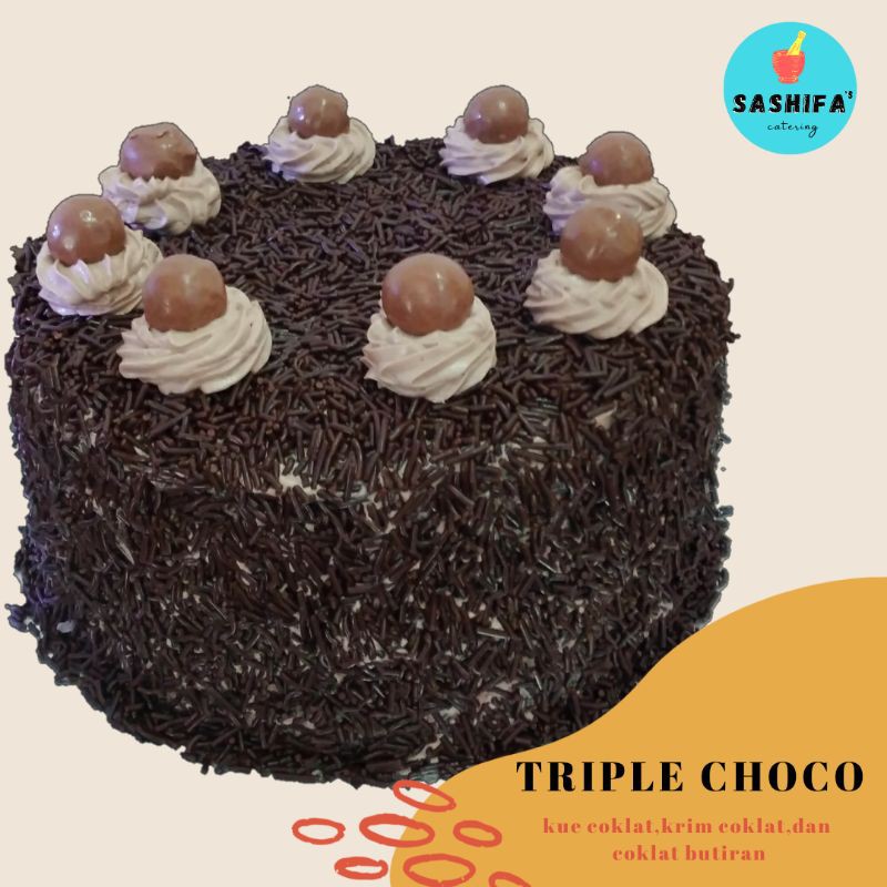 

triple chocolate cake