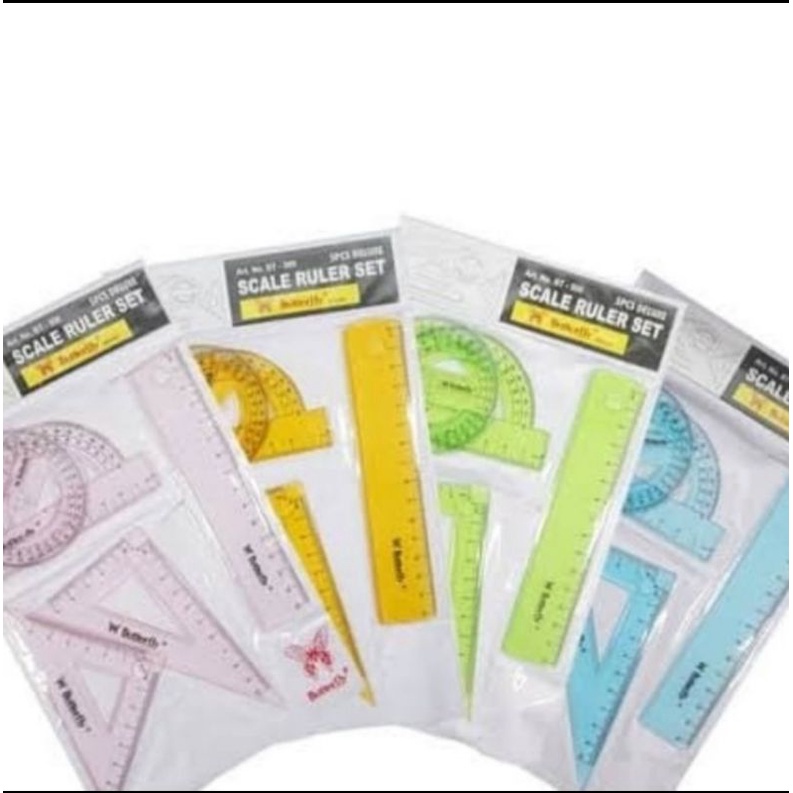 

SET PENGGARIS SCALE RULER SET BUTTERFLY BT 500
