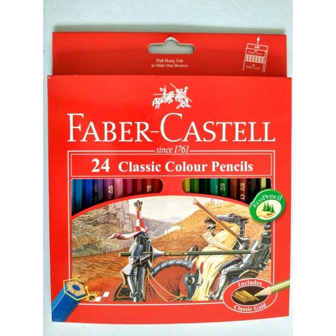 

Pensil Warna Faber Castell 24 Warna/ 24 Colour Pencils