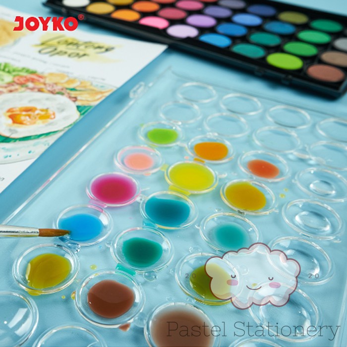 

Watercolor Cake Set WC-3-36 - Cat Air Watercolour Isi 36 Warna