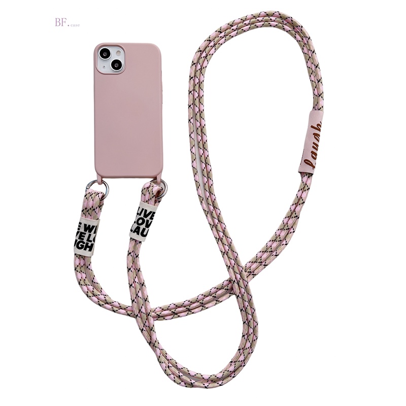 3 In 1 Case Pelindung Dengan Lanyard Diagonal Anti Hilang Untuk Iphone 11 12 13 Pro Max X XR XSMAX 6 7 8 Plus