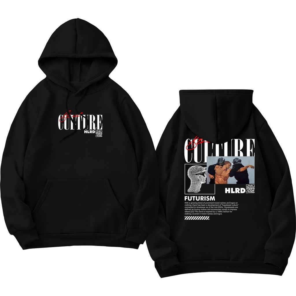 Sweater Hoodie HLRD Sablon DTF Fleece Cotton II Holyrider Jumper Hoodie Culture II M-XXL (Pria &amp; Wanita) Free stiker&amp;Gantungan Kunci