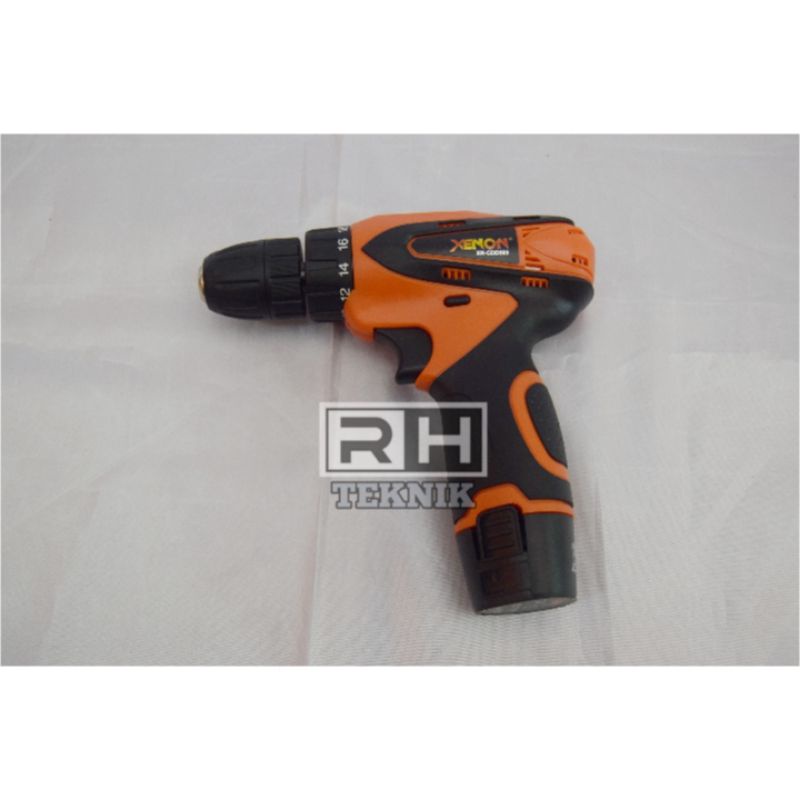 Bor Baterai XENON CDD505 12v Cordless drill Heavy Duty Bor Tanpa Listrik Bor