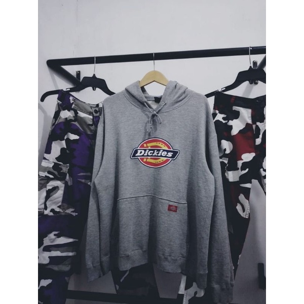 DICKIES TAPAL KUDA BIG LOGO PULLOVER HOODIE MISTY GREY