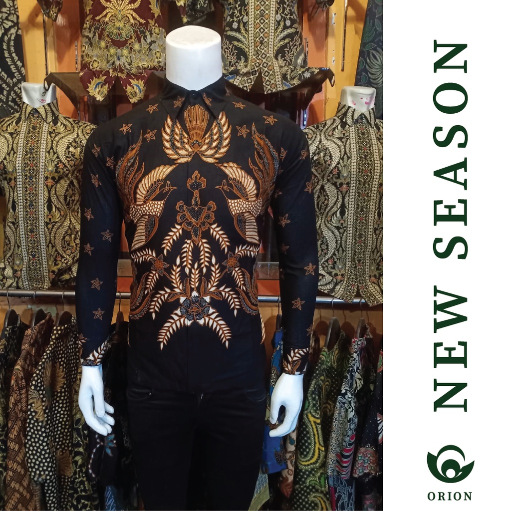 BATIK PRIA LAPIS FURING LENGAN PANJANG KEMEJA BATIK PURING PRIA LENGAN PANJANG