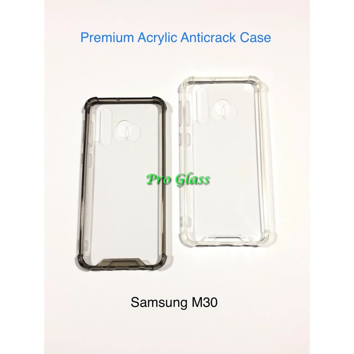 Samsung M30 Anticrack / Anti Crack / ACRYLIC Case Silicone Premium