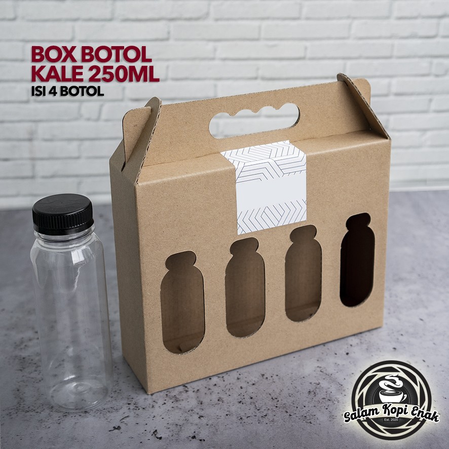 

Paket 10 Box Botol 250 ML - Box Hampers Jinjing isi 4 botol Jajar (Paket isi 20 box) PO