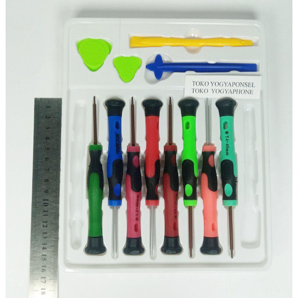 Versatile screwdrivers set obeng set serbaguna lengkap original