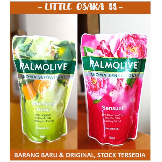 Sabun Mandi Refill Palmolive Aroma Sensation Sensual Morning Tonic Mineral 450 ml