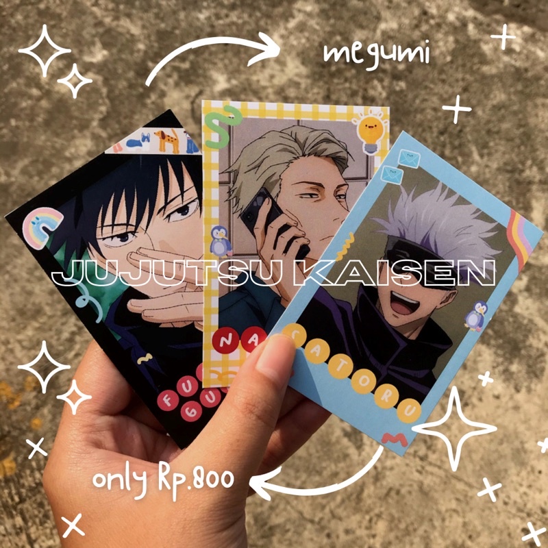 Polaroid Deco Anime Jujutsu Kaisen