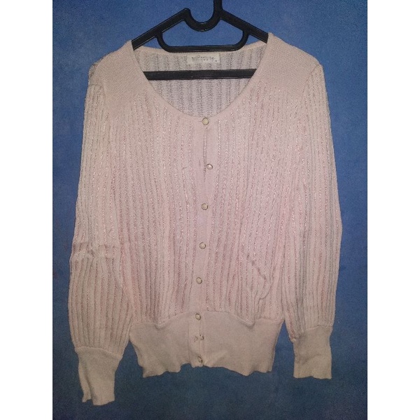 Rajut lidi lengan balon soft