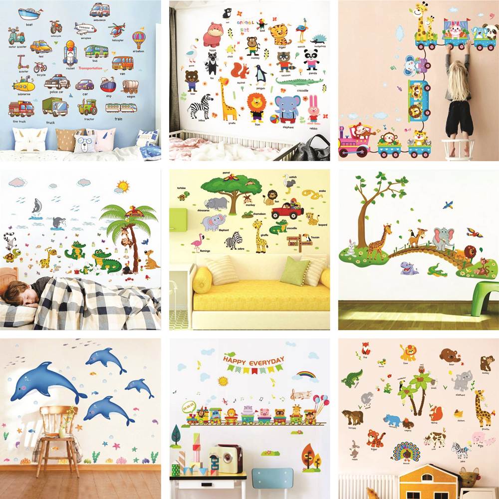 Wallsticker animal anak / wallsticker hewan