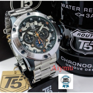 PROMO T5 H 3760 jam tangan pria original T5 H 3760 sporty crono aktif / T5 H 3702