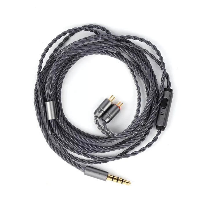 TRIPOWIN GRACE with Mic Silver Plated Copper OFC IEM Upgrade Cable