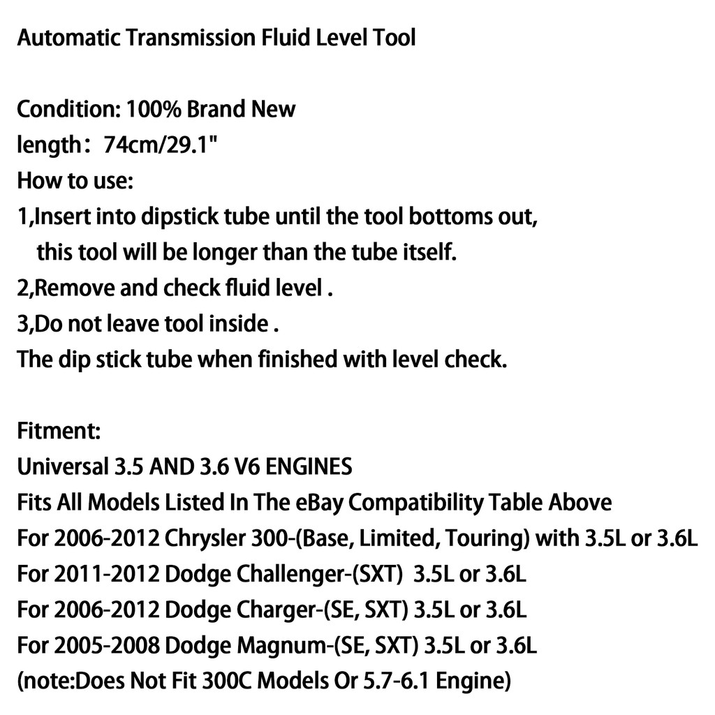 How To Check Transmission Fluid Level >> Bayar Di Tempat Areyourshop 3 5 V6 3 6 V6 Locking Dipstick Level Tube Fluid Atf Dip Stick How To Check Transmission Fluid Level >> Bayar Di Tempat Areyourshop 3 5 V6 3 6 V6 Locking Dipstick Level Tube Fluid Atf Dip Stick