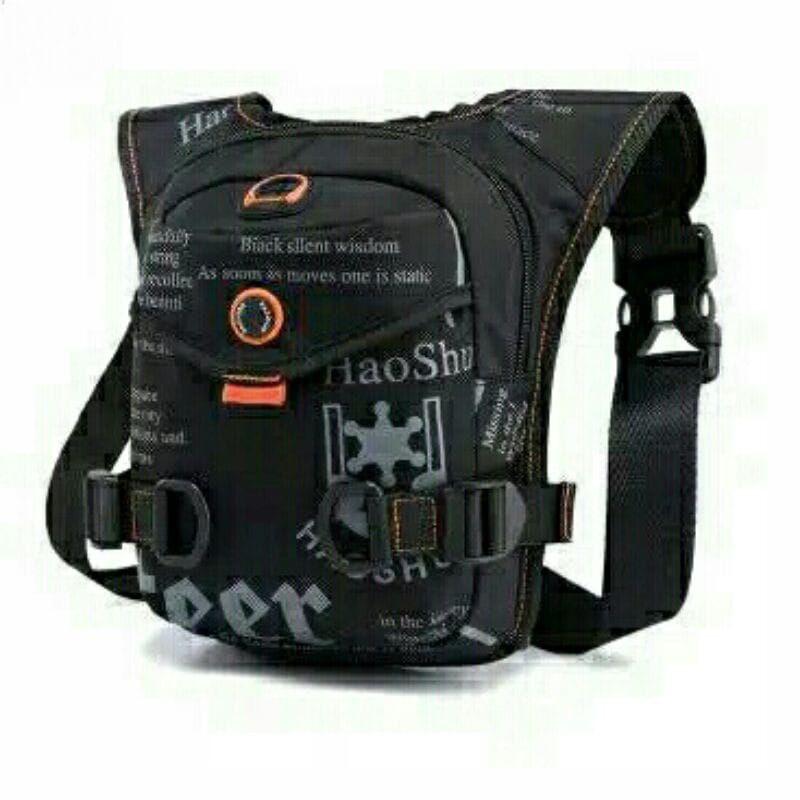 Tas cowok Selempang pria haoshuai Tas  Selempang  bahu  tas pinggang pria