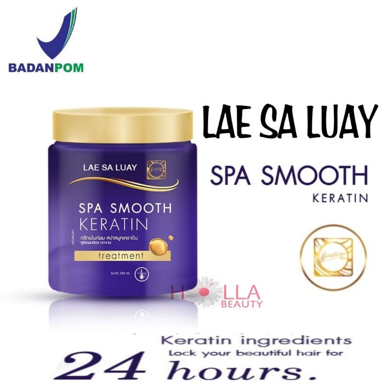 LAE SA LUAY HAIR SPA SMOOTH KERATIN / MASKER RAMBUT / CREAMBATH / KERATIN / HAIR TREATMENT / BPOM