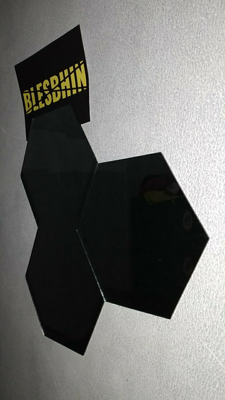 Kaca Promo.. Hexagon Mirror Tanpa Frame.. Cuman 6000.  Stok Terbatas Ya