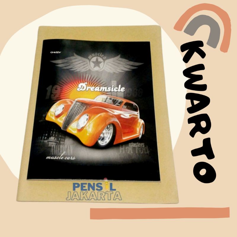 

Sampul Buku Tulis Coklat Polos Ukuran Kwarto Isi 10 Lembar