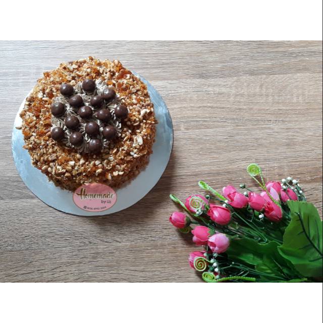 Kue Ulang Tahun Mocca Nougat Cake - Cikarang