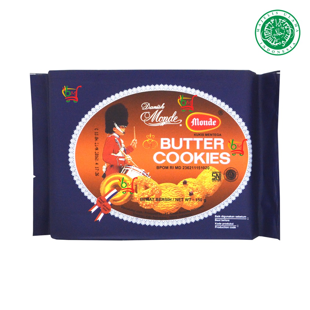Jual Danish Monde Butter Cookies Netto 150gr Shopee Indonesia