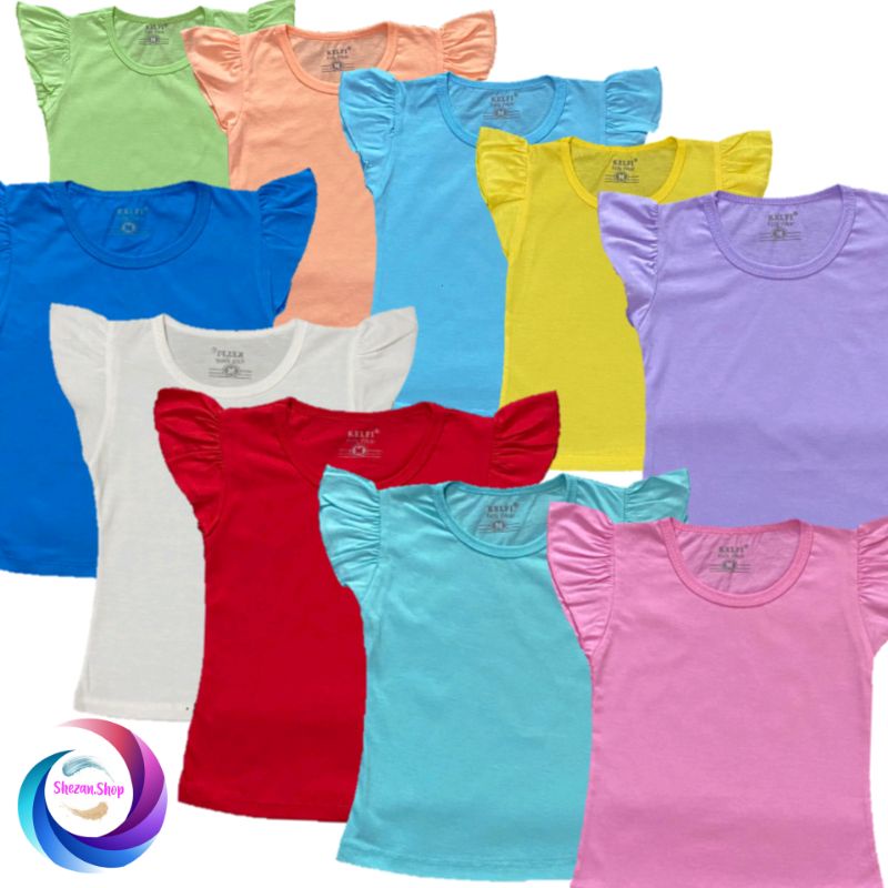 KAOS ANAK PEREMPUAN MURAH KAOS RAMPLE KAOS KELFI